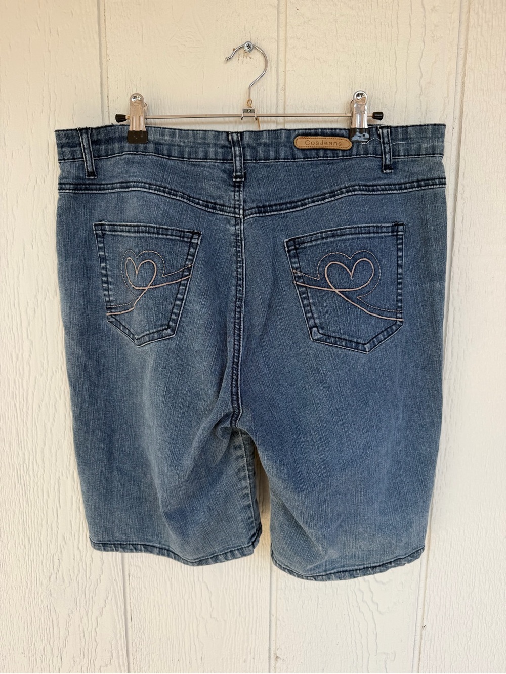 COS Women's Denim Bermuda Shorts - Blue